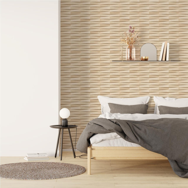 Papier peint intissé YOKO coloris beige