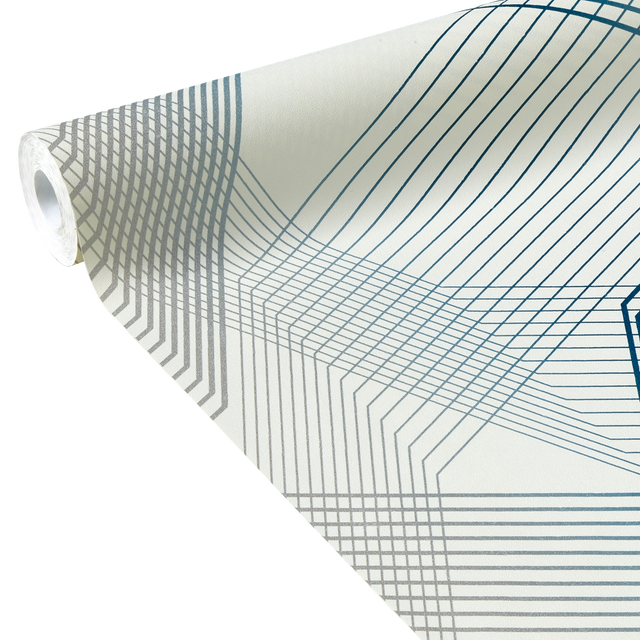 Papier peint intissé WEBLINES coloris blanc