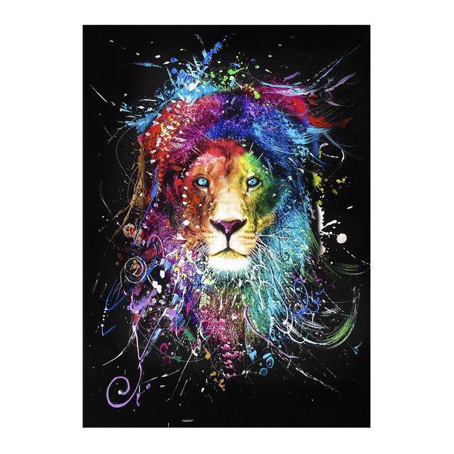 Tableau en verre SANGHA coloris multicolore