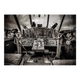 Tableau en verre Cockpit Noir