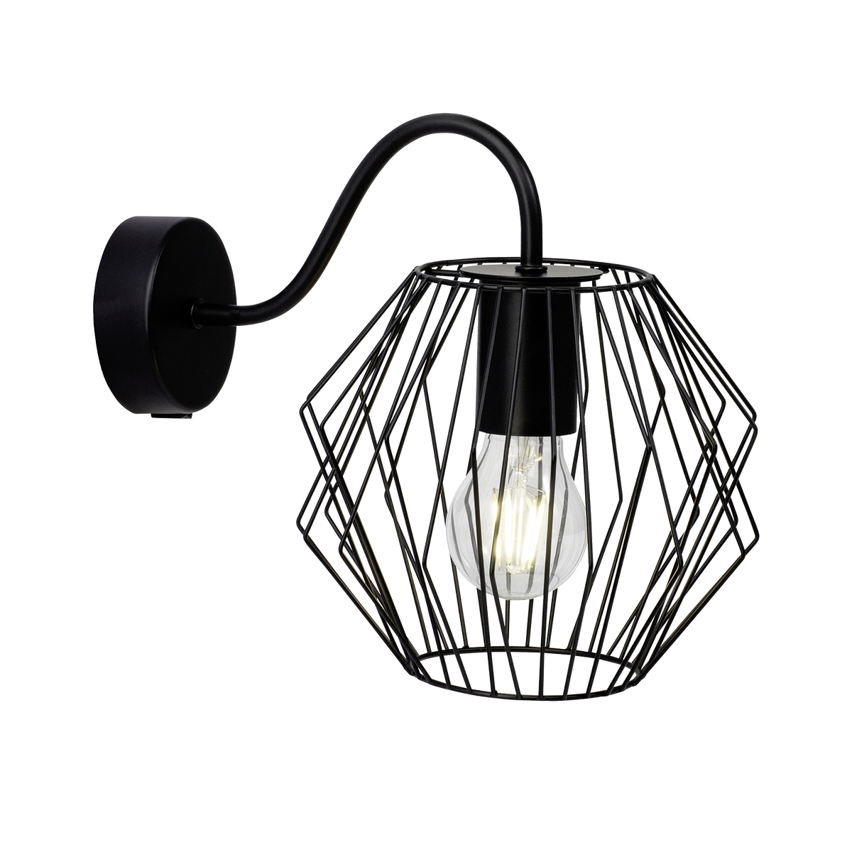 Applique murale Noris Noir