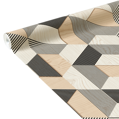 Papier peint intissé Akito Ton bois