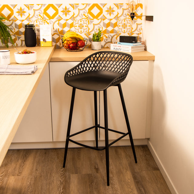 4MURS Tabouret de bar HEWITT coloris noir