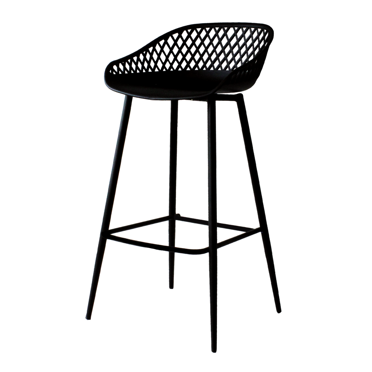 4MURS Tabouret de bar Hewitt Noir 1 place