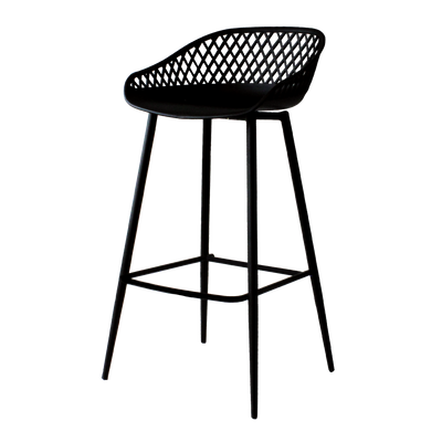 4MURS Tabouret de bar Hewitt Noir 1 place