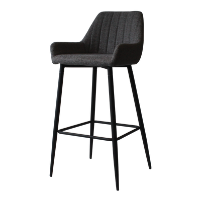 4MURS Tabouret de bar Cassia Gris chiné 1 place