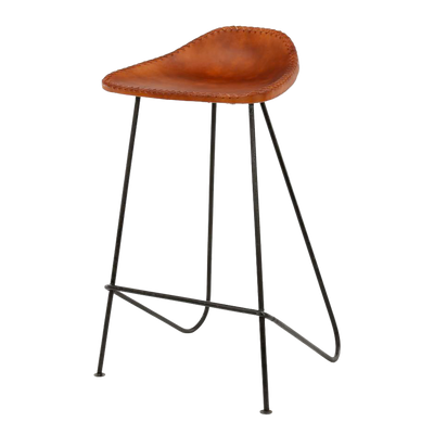 Tabouret de plan de travail Davis Cuir 1 place