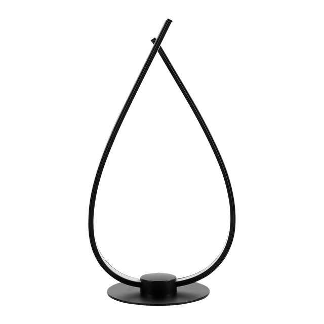 Ostaria Lampe à poser DROP coloris noir 36 x 20 cm