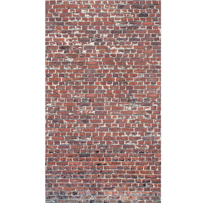 Papier peint panoramique L Red brick Rouge brique