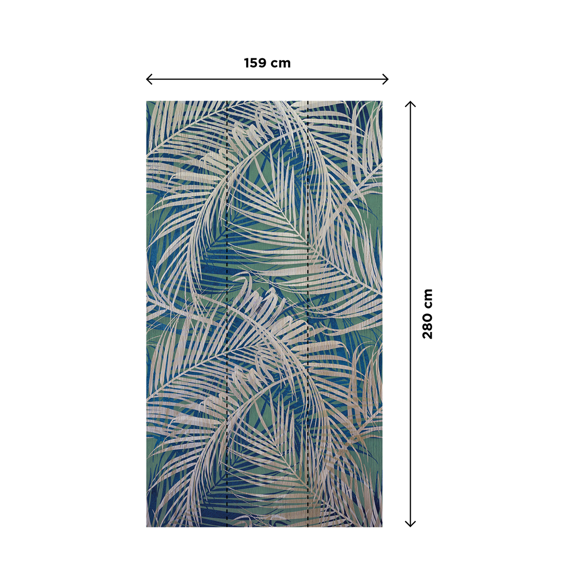 Papier peint panoramique L Myriad Multicolore