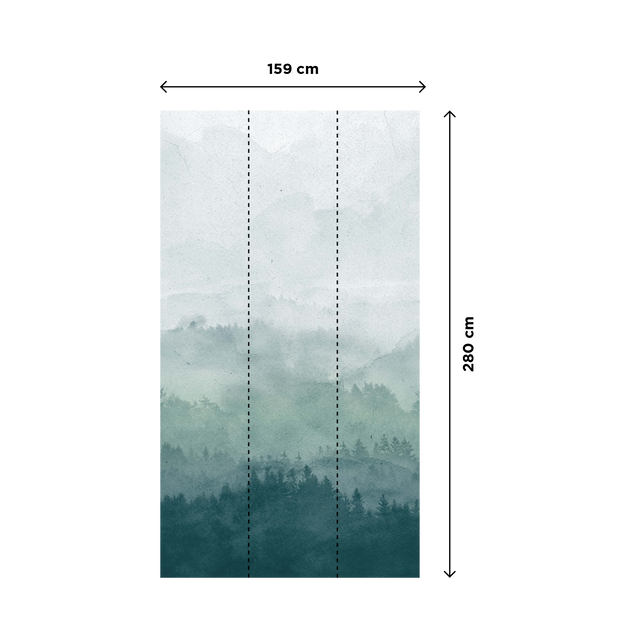 Papier peint panoramique L LANDSCAPE 159 x 280 cm