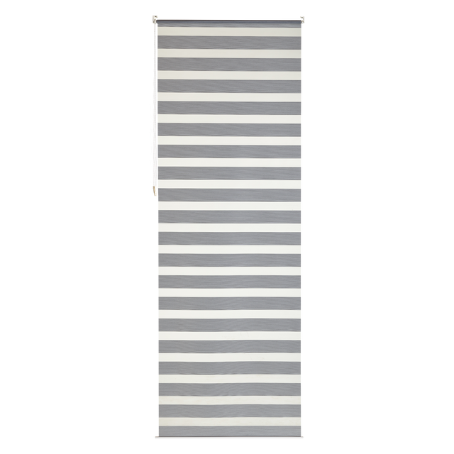 Store jour/nuit ECLIPSE coloris gris chiné 82 x 160 cm