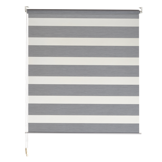 Store jour/nuit ECLIPSE coloris gris chiné 72 x 160 cm