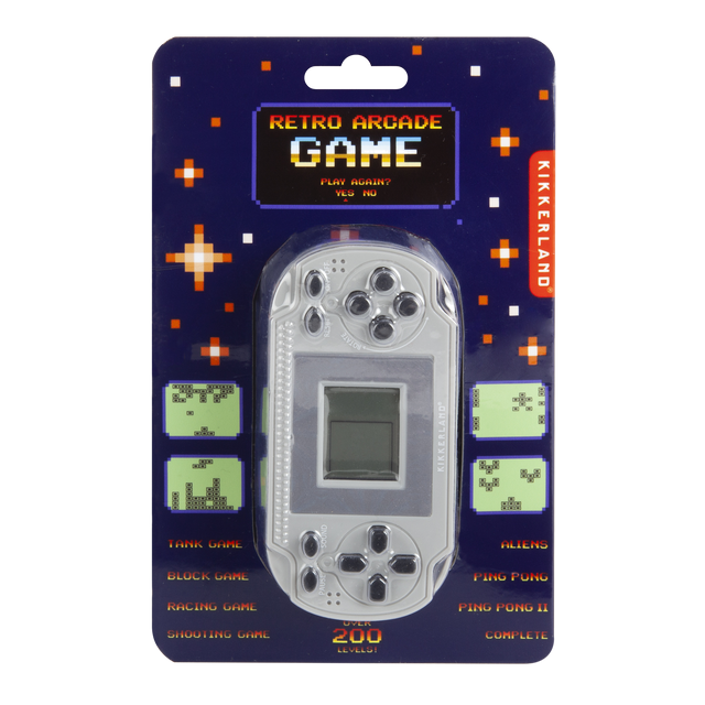 Kikkerland Mini console de jeu ARCADES