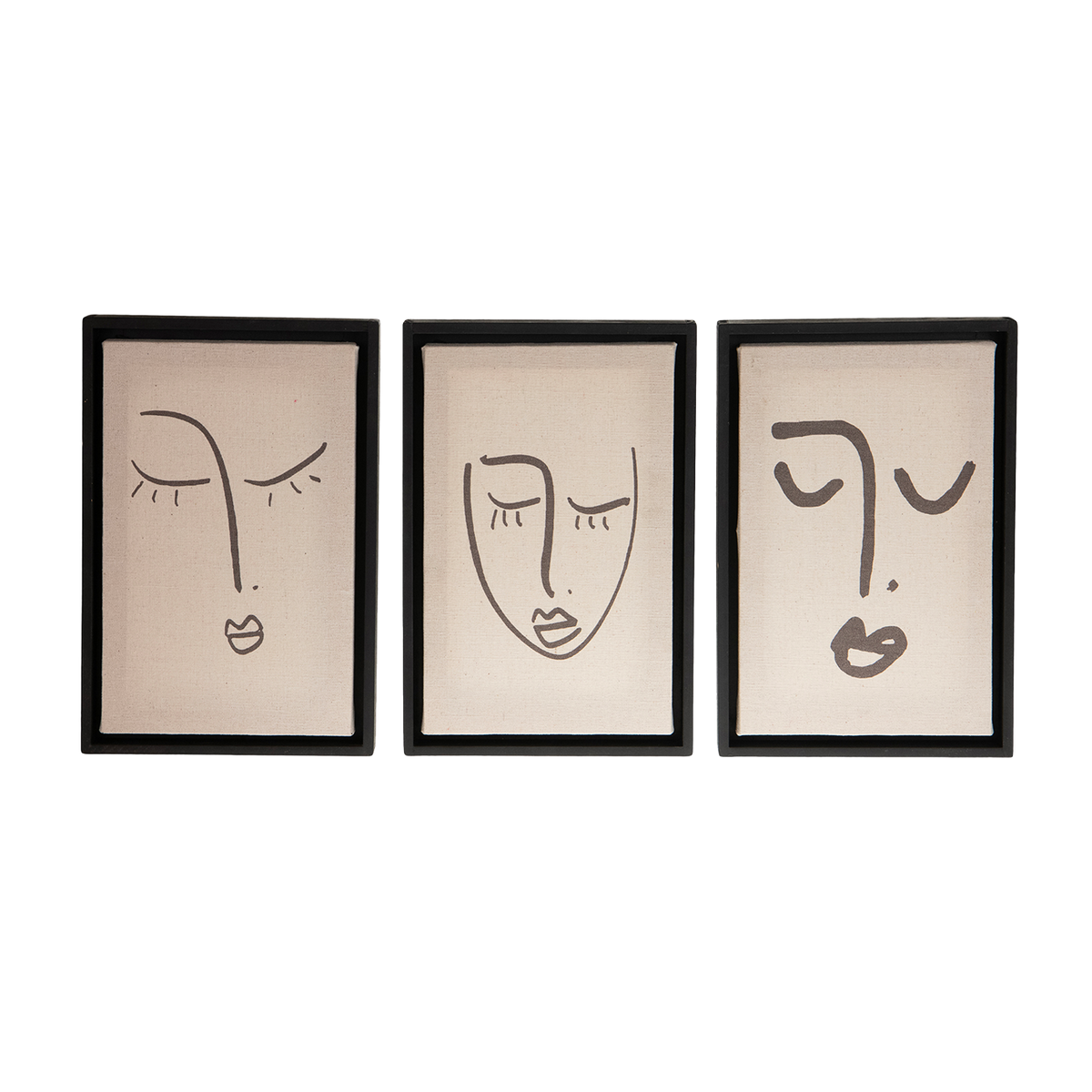 Toile encadrée Matmata Noir et blanc