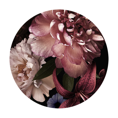 Tableau en verre Rosalia Bordeaux