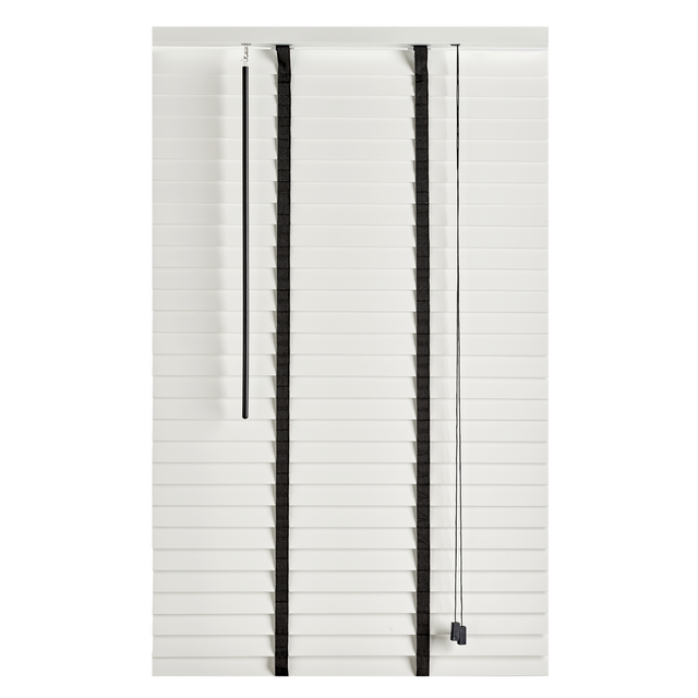 Store vénitien DUCALE blanc / anthracite 80 x 130 cm