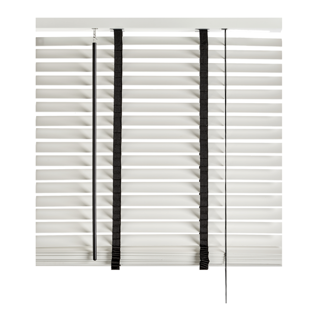 Store vénitien DUCALE blanc / anthracite 80 x 130 cm