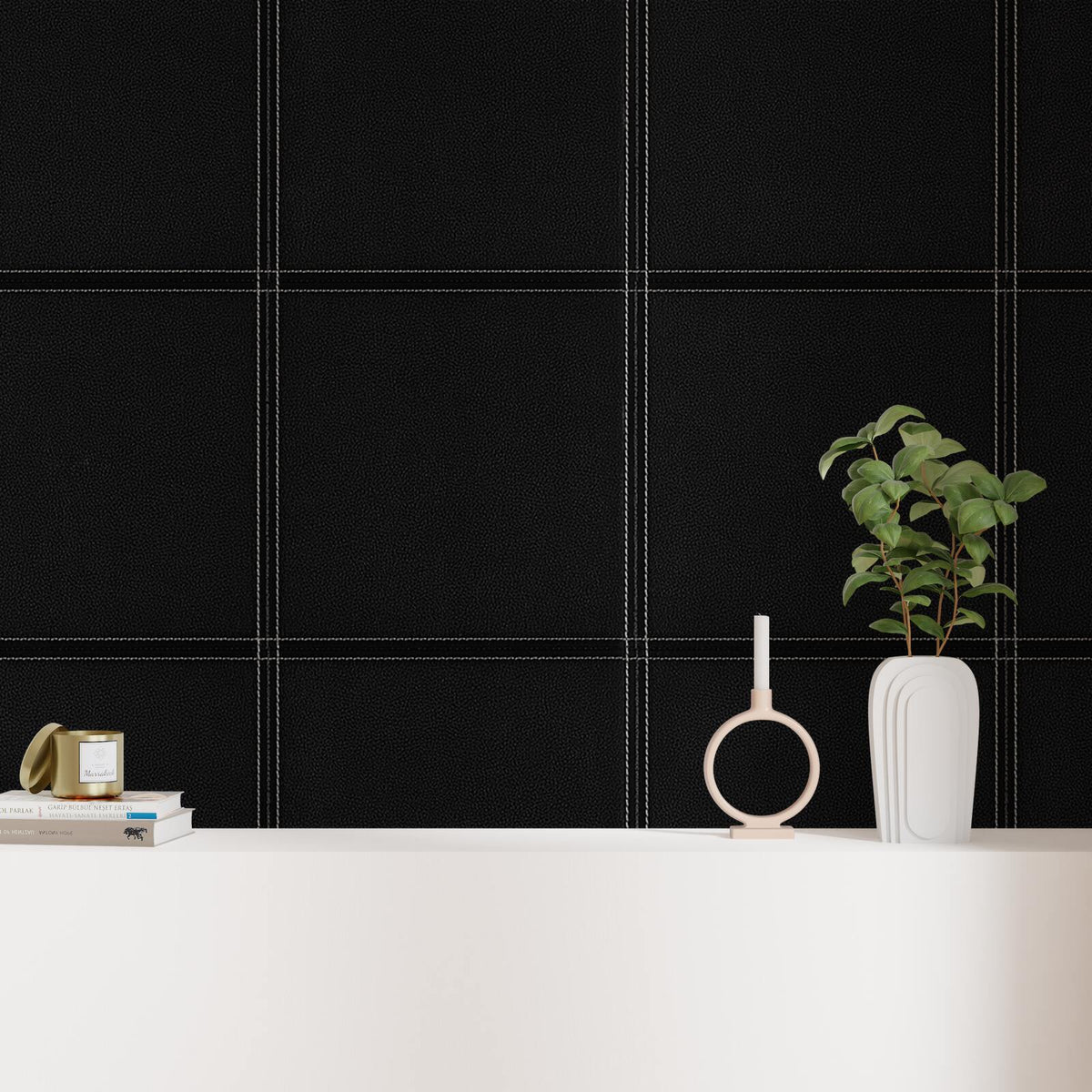 Papier peint intissé Harold Noir