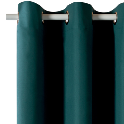 Rideau 100% occultant Mann Bleu pétrole