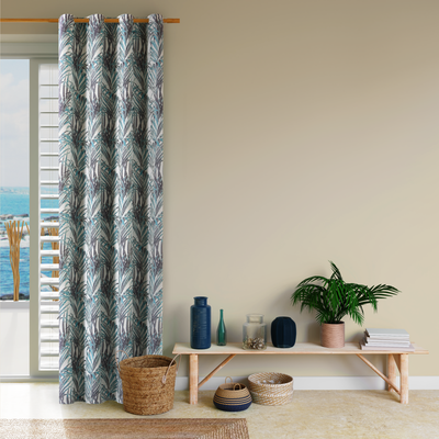 Rideau Tropico Bleu nattier