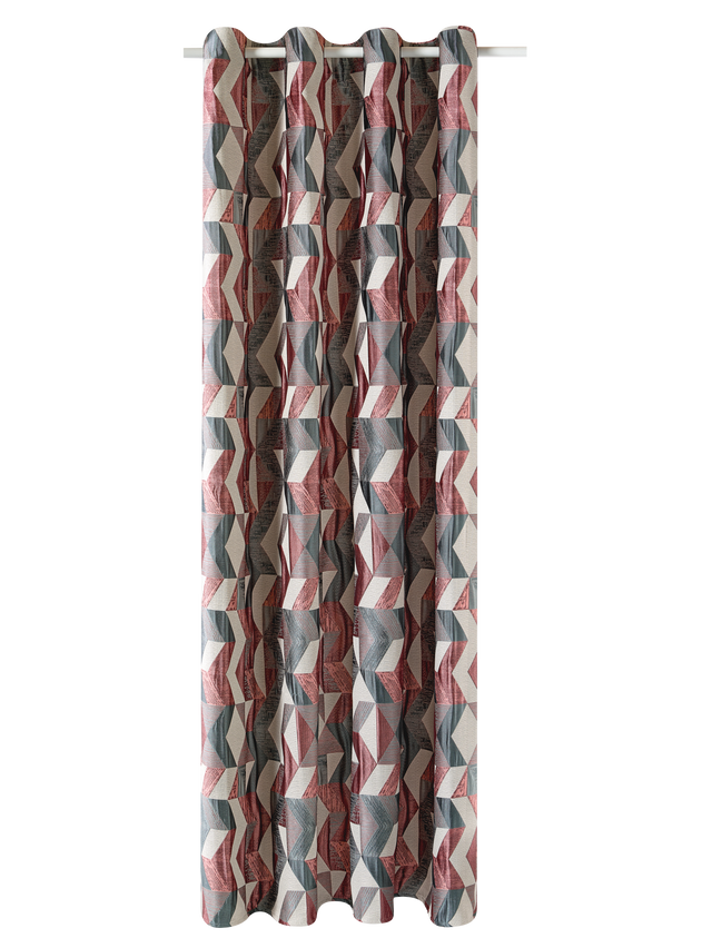 Rideau CHLOE coloris rose 135 x 240 cm