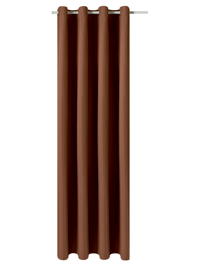 Rideau 100% occultant MANN coloris havane 140 x 260 cm