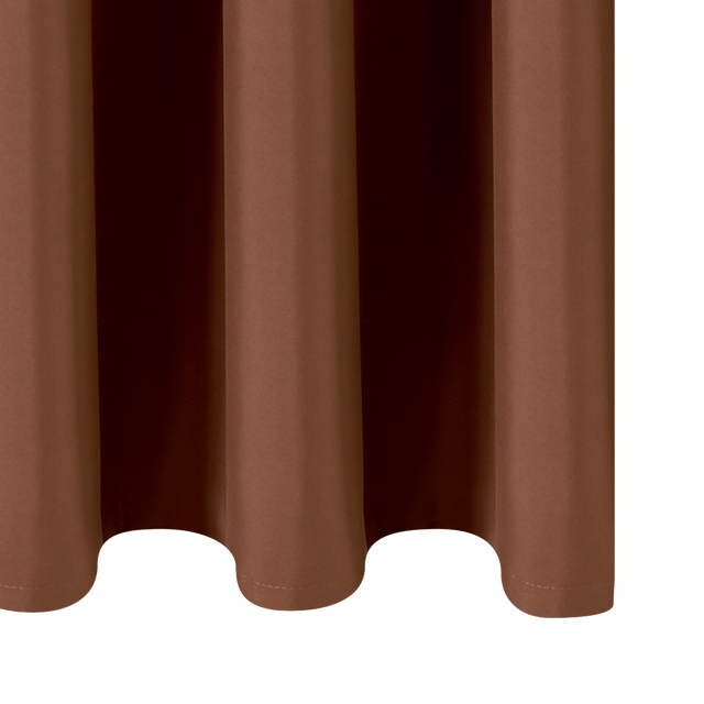 Rideau 100% occultant MANN coloris havane 140 x 260 cm