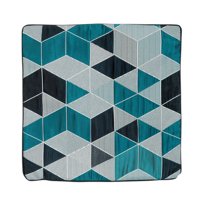 Housse de coussin Arletty Bleu vert