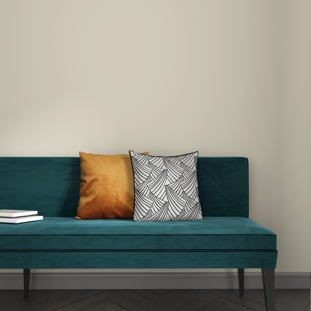 Housse de coussin ARDECO coloris noir 40 x 40 cm