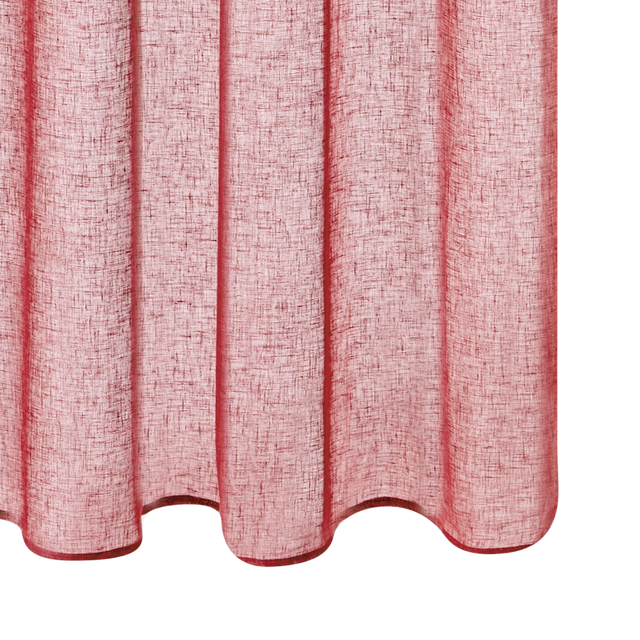 Voilage MICAO coloris terracotta 145 x 240 cm