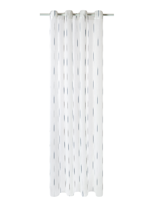 Voilage ORION coloris bleu paon 140 x 260 cm