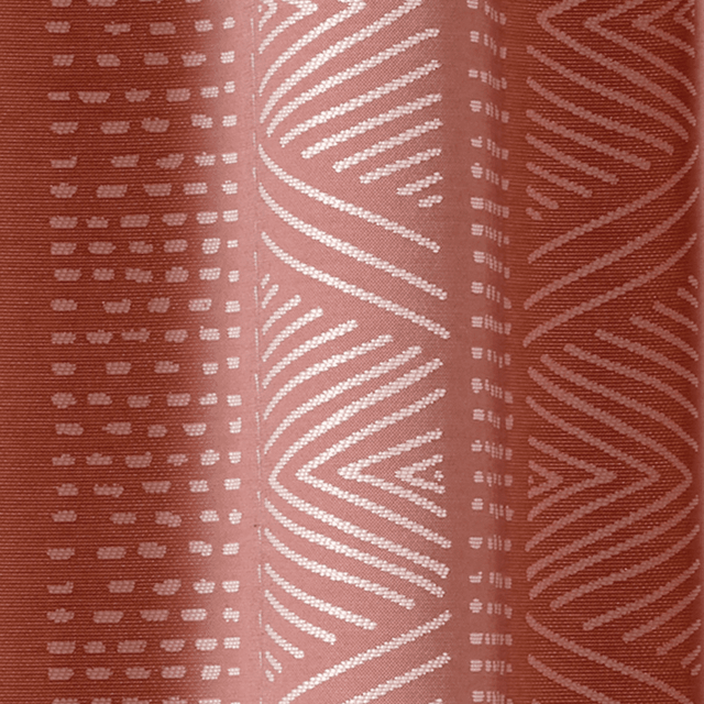 Rideau ESSAOUIRA coloris terracotta 140 x 260 cm