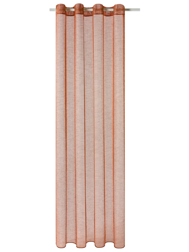 Voilage CANOAS coloris terre brulée 140 x 260 cm
