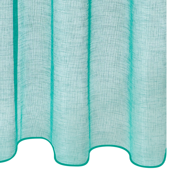 Voilage CANOAS coloris bleu aqua 140 x 260 cm