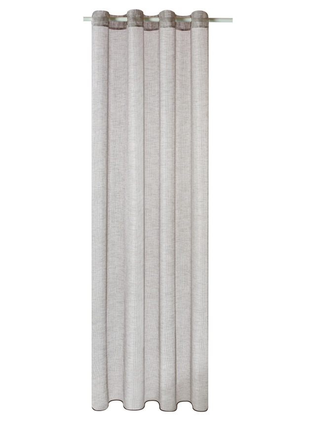 Voilage CANOAS coloris gris 140 x 260 cm