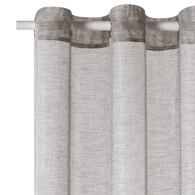 Voilage CANOAS coloris gris 140 x 260 cm