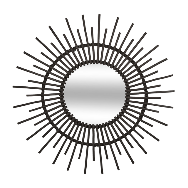 Miroir en rotin HOLGA