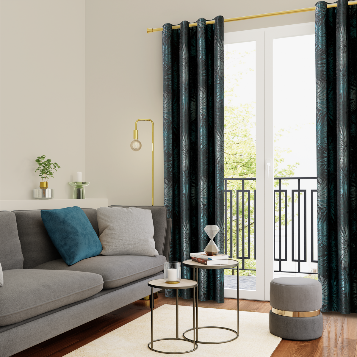 Rideau Butia Vert émeraude