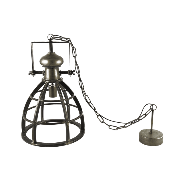 Suspension BARN coloris gris foncé 34 x 34 cm