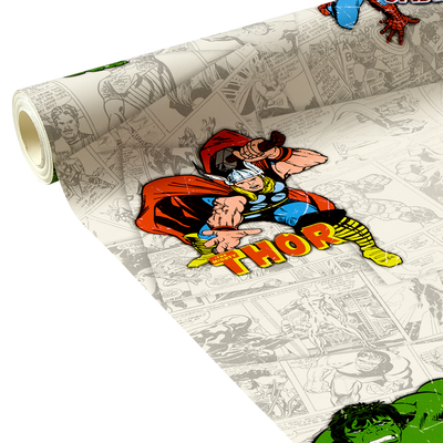 Papier peint Marvel heroes Multicolore