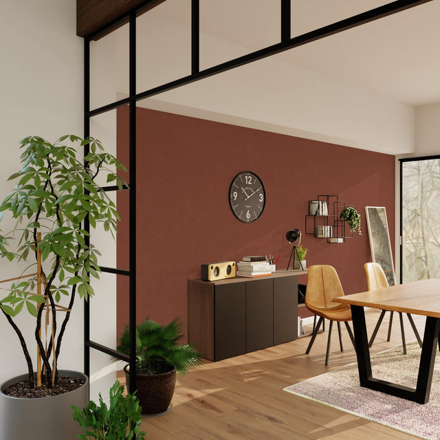 4MURS Papier peint intissé CLASSIC LINE coloris rouille