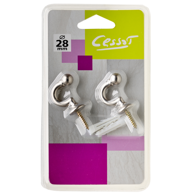 Gond Zen Nickel givré Métal brossé