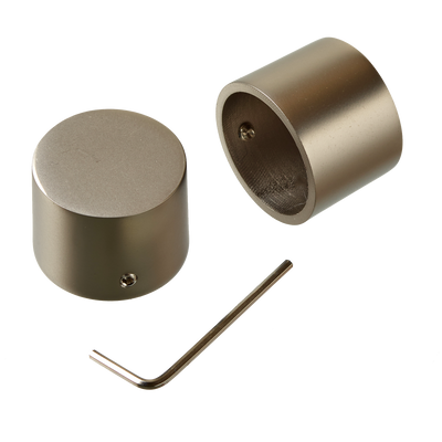 Embout Zen Nickel givré Métal brossé