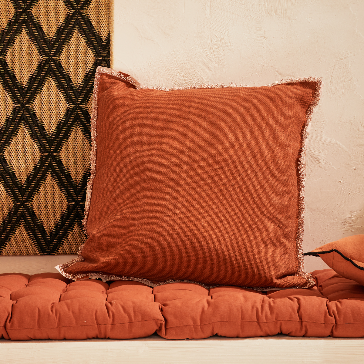 Coussin Burta Brique