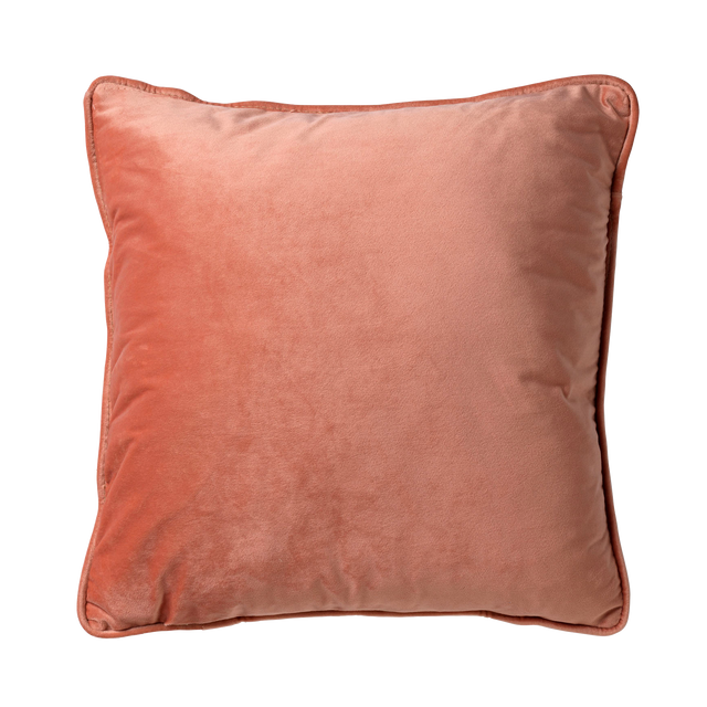 Coussin FYN coloris nude orangé 60 x 60 cm