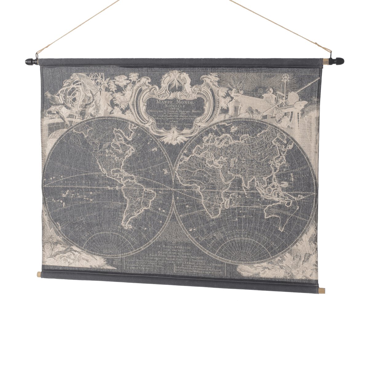 AMADEUS CADES Kakémono déco Monde Noir