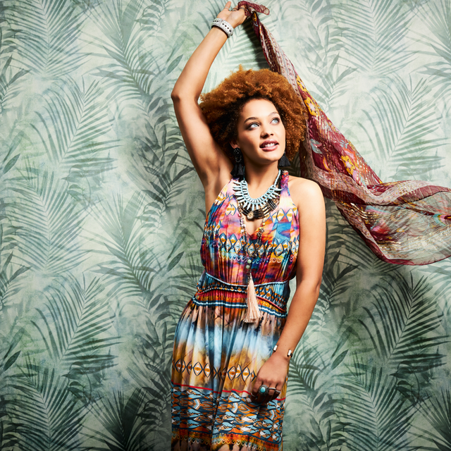 Papier peint intissé AMAZONIA X NEW WALLS vert moyen