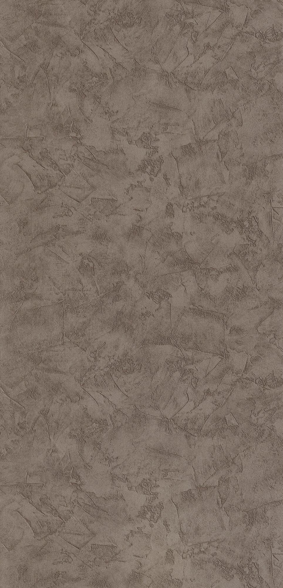 Papier peint intissé Ravenne Marron glacé Crépi grésé