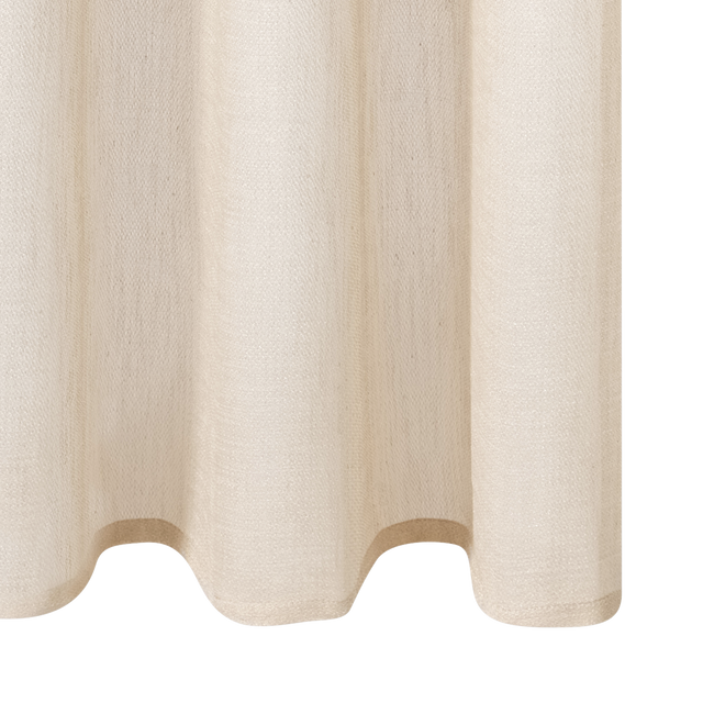 4MURS Voilage SCHIAPA coloris beige doré 140 x 240 cm